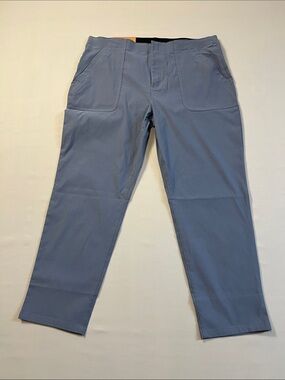 NWT Eddie Bauer Horizon Light Blue Women's Ankle Pants Size 16